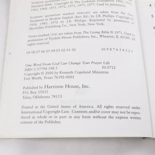 One Word from God Will Change Your Prayer Life Paperback Compact Spiritual Guide