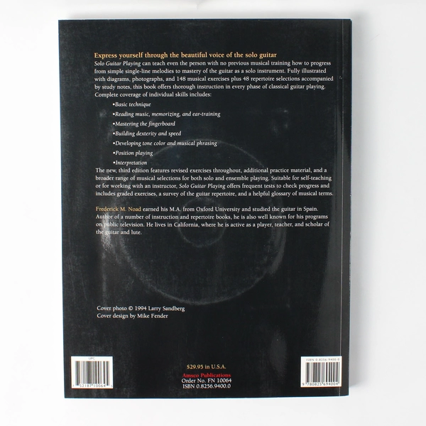 Solo Guitar Playing: Book 1 by Frederick M Noad With CD 1994 Paperback