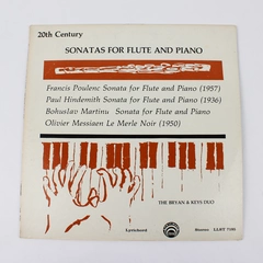 Bryan & Keys Duo 20th Century Sonatas For Flute & Piano LL 185 Vinyl LP 