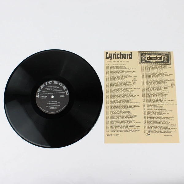 Bryan & Keys Duo 20th Century Sonatas For Flute & Piano LL 185 Vinyl LP 