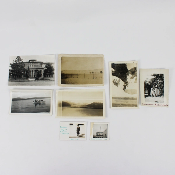 Lot Of 8 Vintage Family Travel Snapshot Photo PNW Oregon Washington Idaho