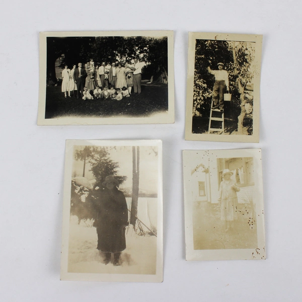 Lot Of 12 Vintage Family Snapshot Photos