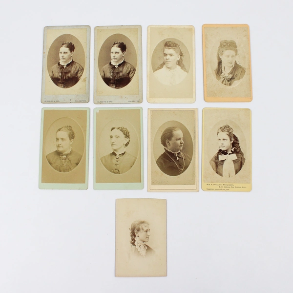 Lot Of 24 Carte de Visite CDV Photos Mystic River Connecticut New England
