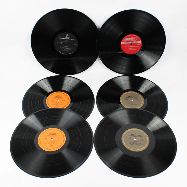 Lot of 6 Classical Vinyl Records LP 12" Strauss Beethoven Debussy Bach 