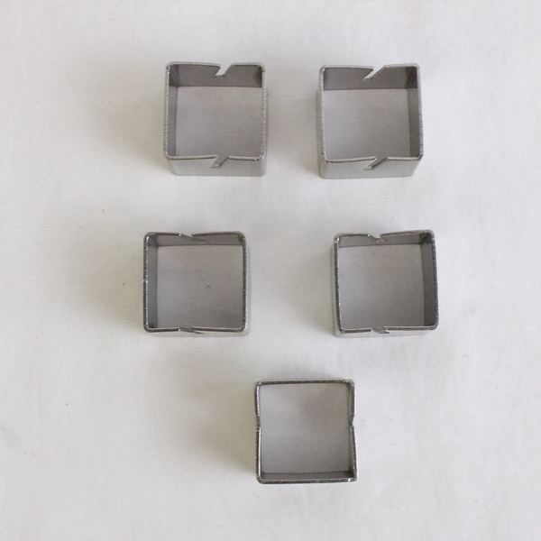 Newclassic Metal Place Card Holders Silver Square 5 Pcs Paper Cards 5 Pcs