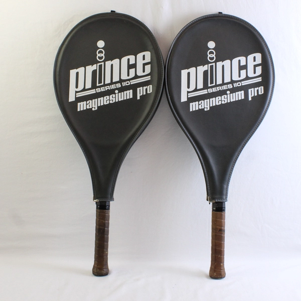 Lot of 2 Prince Series 110 Magnesium Pro 4 3/8 1984 w/ Original Zipped Covers