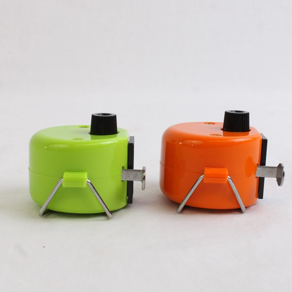 Lot Of 2 Unbranded Hand Held Tally Counters Green & Orange