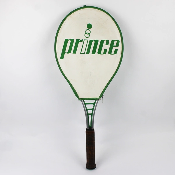Vintage Prince Classic Green Tennis Racket 831 4-1/2 with Cover Case