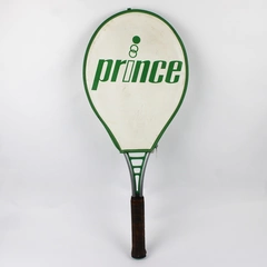 Vintage Prince Classic Green Tennis Racket 831 4-1/2 with Cover Case