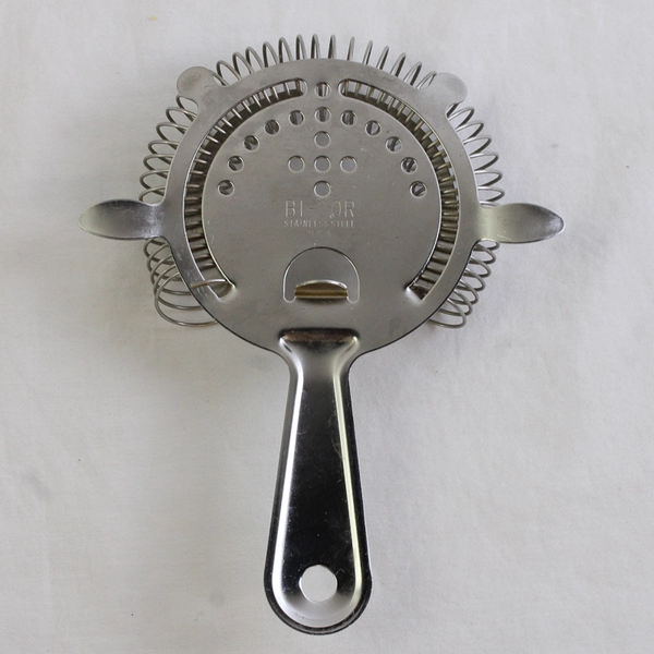 Bi-Cor Cocktail Ice/Martini Strainer Stainless Steel 4 Prong