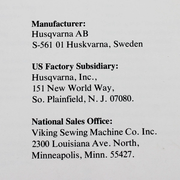 Vintage Viking 6000 Operating Manual Model 6440 FLAWED