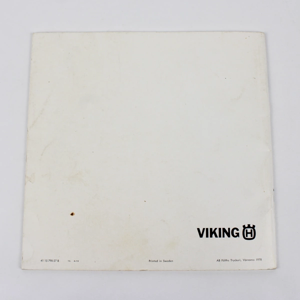 Vintage 1978 Husqvarna Viking Sewing Manual FLAWED