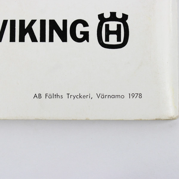 Vintage 1978 Husqvarna Viking Sewing Manual FLAWED