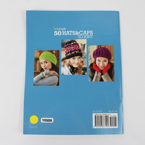 Knit Simple 50 Hats & Caps To Knit Pattern Booklet