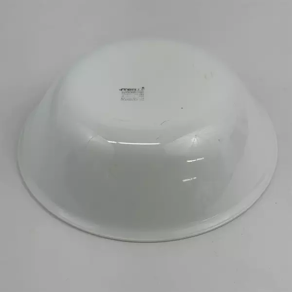 Corelle White With Green Rim Vegetable Bowl 8.5 Inch