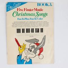 VTG Five Finger Music Christmas Songs Book 3 PB 1983 Fun to Play Fun to Color