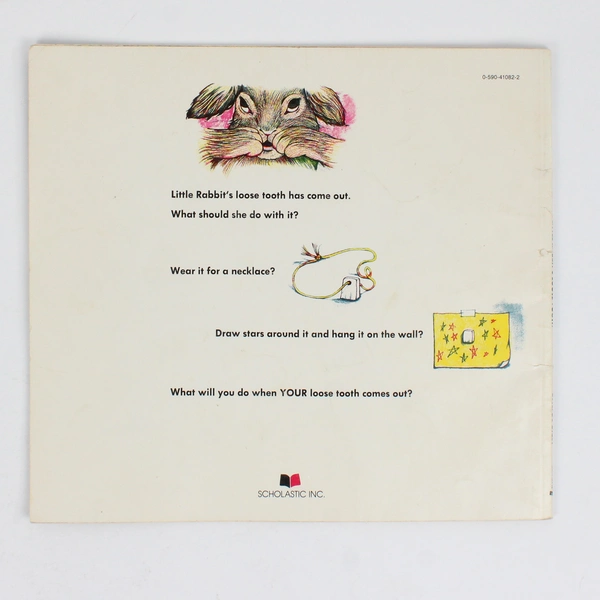 Vintage Little Rabbit's Loose Tooth by Lucy Bate 1975 Scholastic Paperback Book