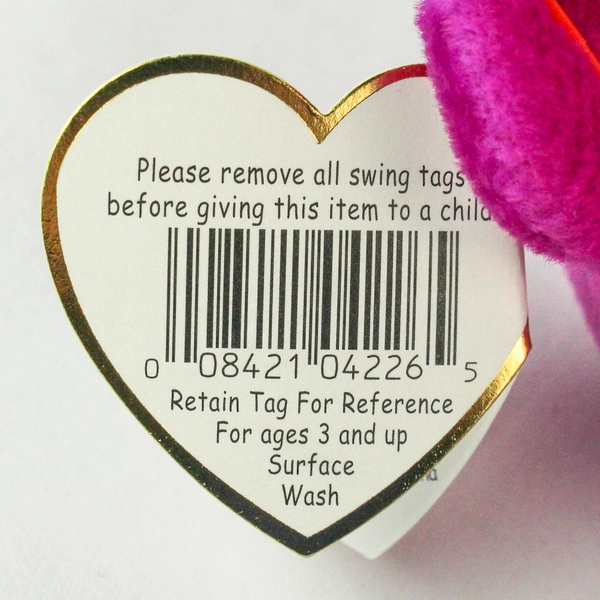 Ty Beanie Babies Millenium 1999 Purple Bear With Tag Plush Toy