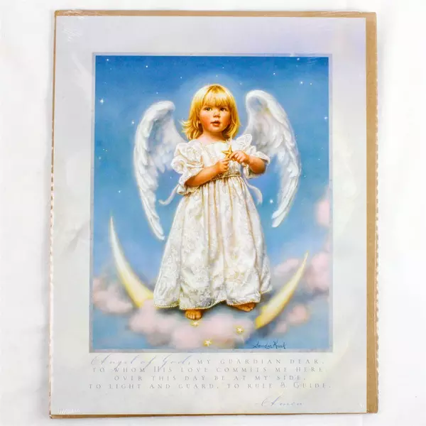Frameable Sandra Kuck Lithograph Print Twinkle Angel of God 11x14 COA VF Arts