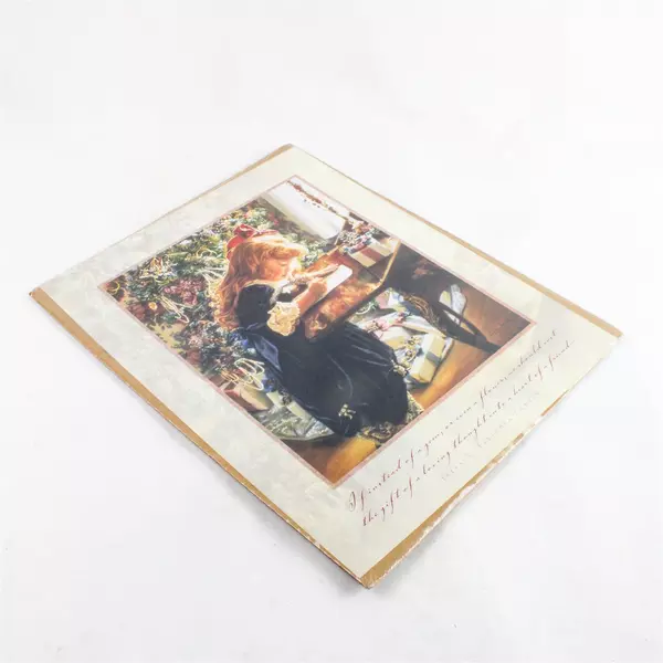 Sandra Kuck Dear Santa Little Girl Victorian Print Lithograph Picture New 11x14