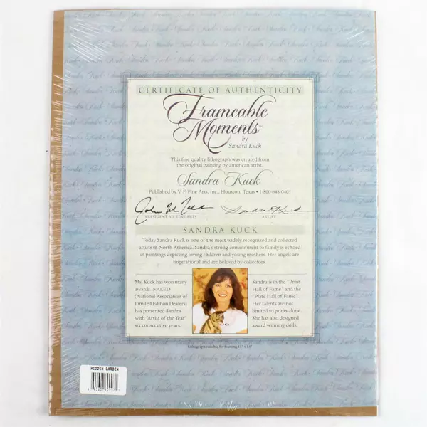 SANDRA KUCK Victorian Woman Hidden Garden 11 x 14 Lithograph Print Picture New