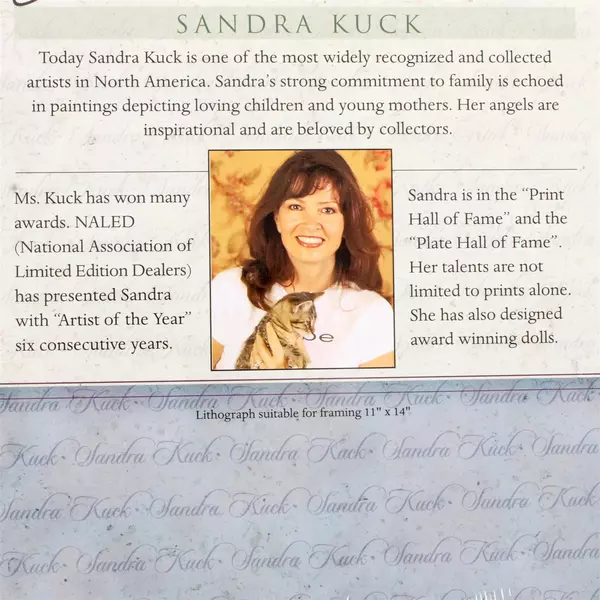 SANDRA KUCK Victorian Woman Hidden Garden 11 x 14 Lithograph Print Picture New