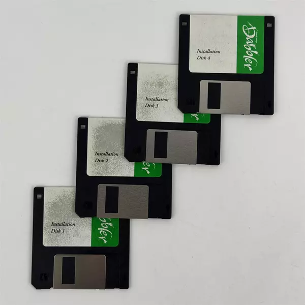 Vintage DABBLER Software for Macintosh by Fractal Design (3.5" Floppy Disks)