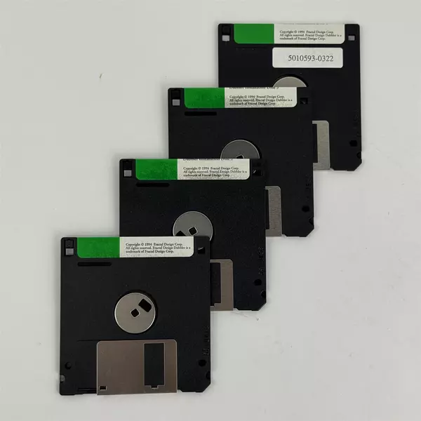 Vintage DABBLER Software for Macintosh by Fractal Design (3.5" Floppy Disks)