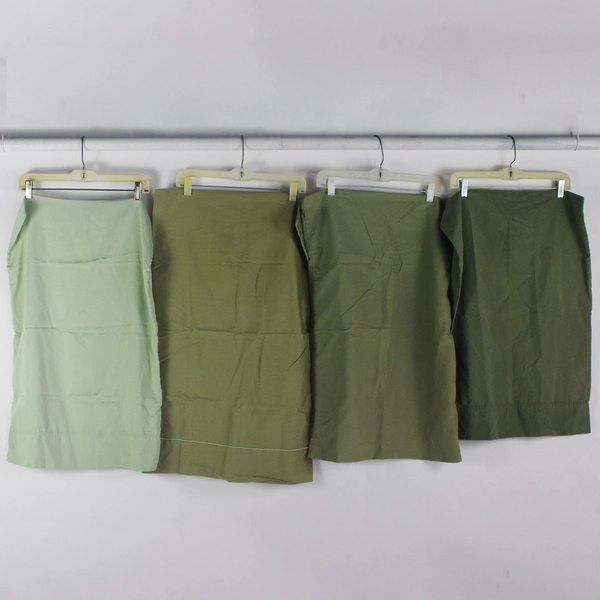 Lot of 10 Green and Beige Standard Size Pillowcases DIY Fabric Upcycling