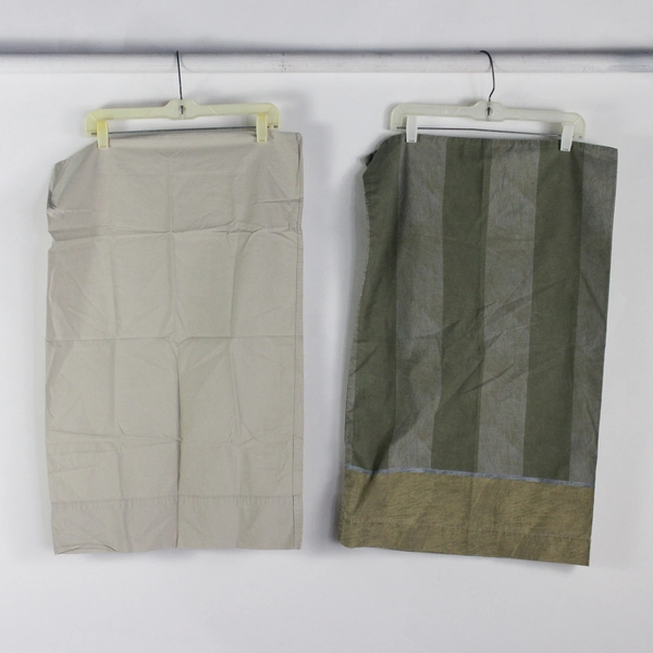 Lot of 10 Green and Beige Standard Size Pillowcases DIY Fabric Upcycling