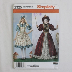 Simplicity Elaine Heigl 2325 Fantasy Costume Patterns Womens Size HH (6,8,10,12)