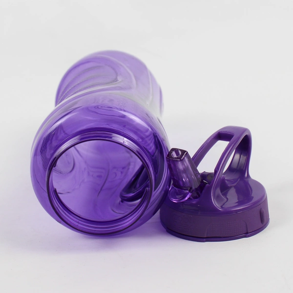 Cool Gear Chug It Purple Plastic Reusable Flip Top Water Bottle 9.75" Tall 2011