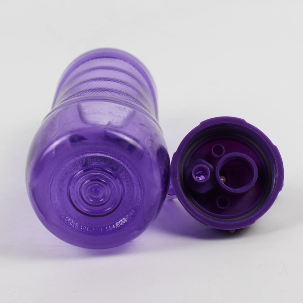 Cool Gear Chug It Purple Plastic Reusable Flip Top Water Bottle 9.75" Tall 2011