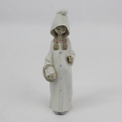 1970 Lladro 4678 Shepherdess w/ Basket As-Is Broken And Missing Staff