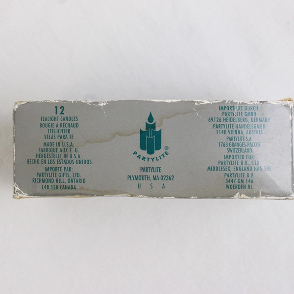 Lot of 11 Partylite Ocean Mist Royal Blue Tealight Candles V0464