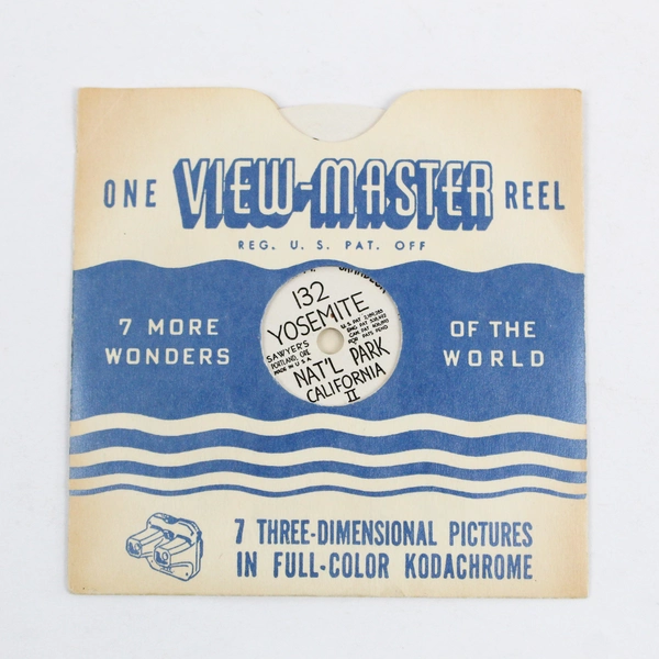 Vintage View Master Single Reel 132 Yosemite National Park California II