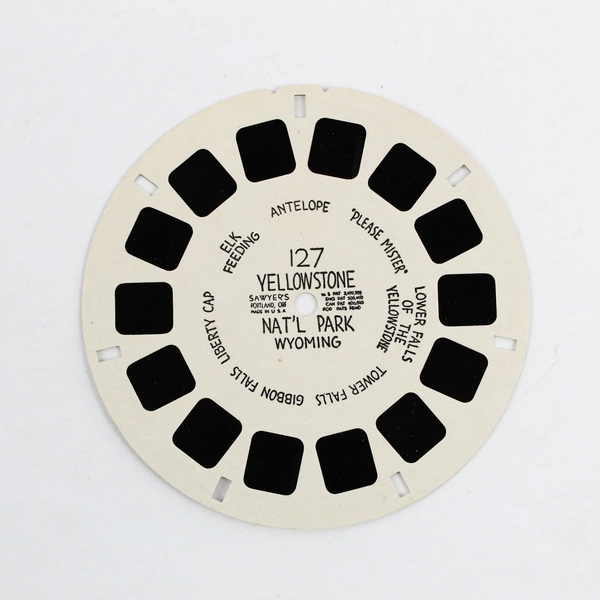 View Master Single Reel 127 Yellowstone National Park Wyoming