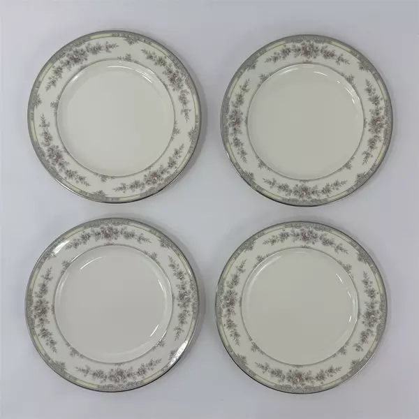 Set of 4 Shenandoah 9729 Noritake Bone China Salad Plates 8.25"