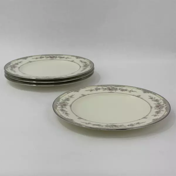 Set of 4 Shenandoah 9729 Noritake Bone China Salad Plates 8.25"