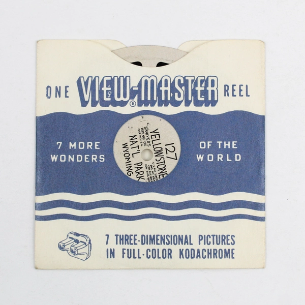 View Master Single Reel 127 Yellowstone National Park Wyoming