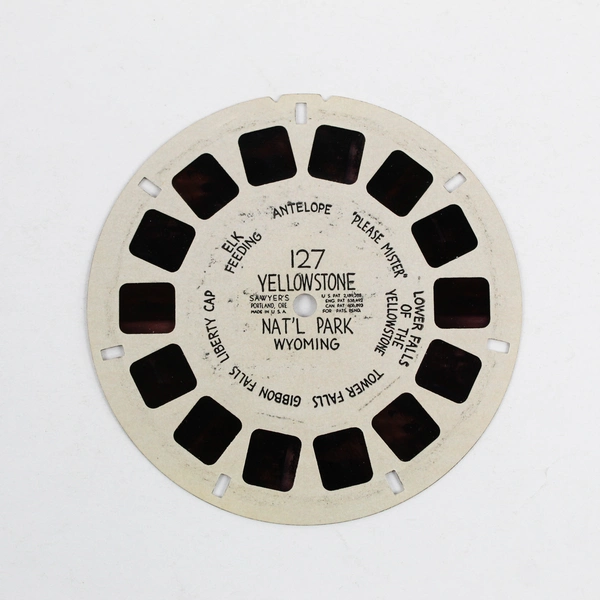 View Master Single Reel 127 Yellowstone National Park Wyoming