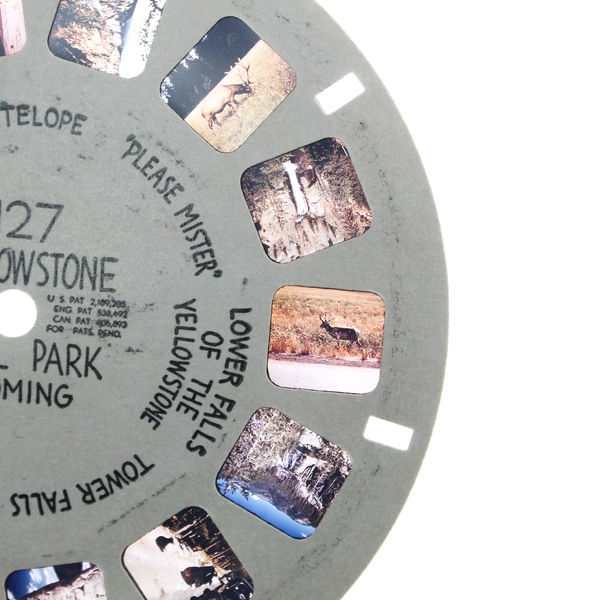 View Master Single Reel 127 Yellowstone National Park Wyoming
