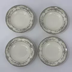 Set Of 4 Noritake Shenandoah #9729 Bone China Fruit Bowls