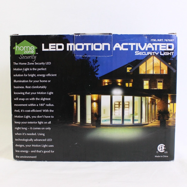 Costco Home Zone Security LED Motion Activated Security Light 2000 Lumens White