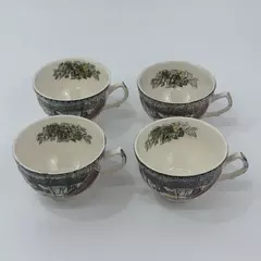 Set of 4 Johnson Brothers Friendly Village The Ice House Cups