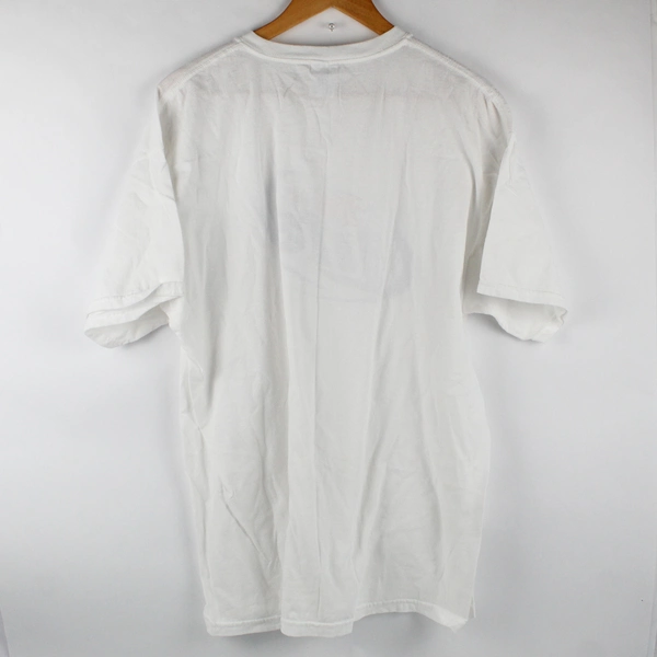 Gildan Heavy Cotton White "Miller Lite" Print Short Sleeve T-Shirt Men's Sz XL