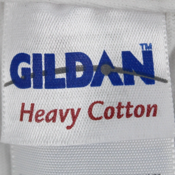 Gildan Heavy Cotton White "Miller Lite" Print Short Sleeve T-Shirt Men's Sz XL