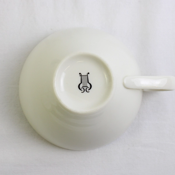 VTG Eva Zeisel Castleton Museum White Flat Cup