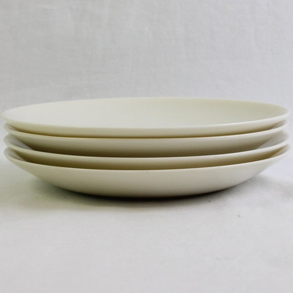 Set of 4 VTG Eva Zeisel Castleton Museum White Bread Plates 6 1/4"