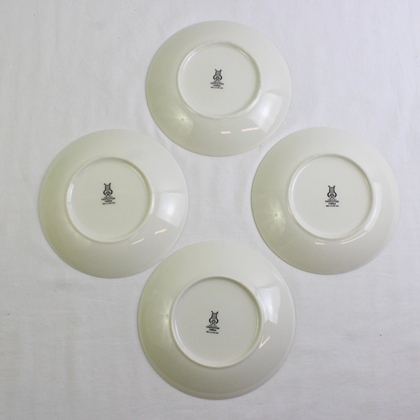 Set of 4 VTG Eva Zeisel Castleton Museum White Bread Plates 6 1/4"